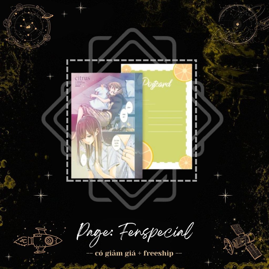 [Only Phụ Kiện Đặc Biệt] Postcard - Citrus - Tập 7 - Fm Bookmark