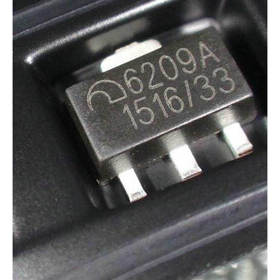 10 Chiếc ME6209A33PG ME6209A-33 6209A SOT-89 3.3V Mới Chính Hãng
