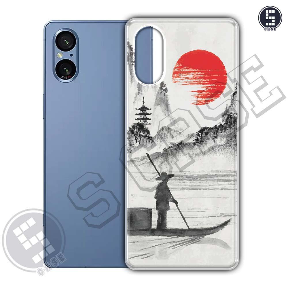 Ốp Lưng Cho Sony Xperia 5 V, Xperia 5 Mark 5 Nhiều Mẫu SLC24 Tranh Thủy Mặc