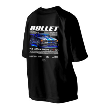 Áo thun Nissan Skyline Gt-r R34 Microfiber