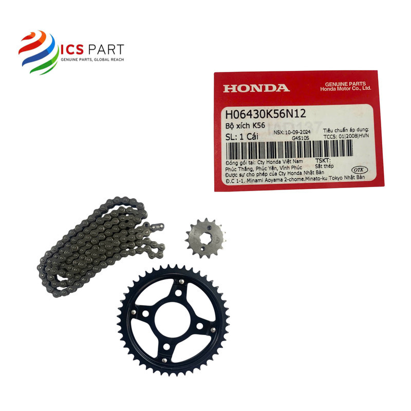 H06430K56N12 |  Nhông Xích, Sên      Winner 150, Winner V1, Supra GTR 150     Honda