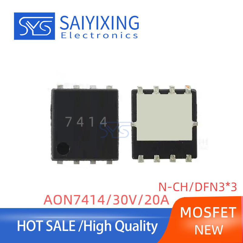 10 CÁI AON7414 7414 DFN3 * 3 N Kênh 30V 20A MOS Điều khiển hiệu ứng trường