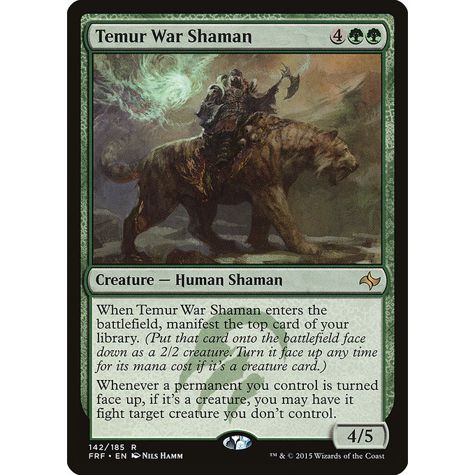 Magic: The Gathering - Fate Reforged - Temur War Shaman (142)
