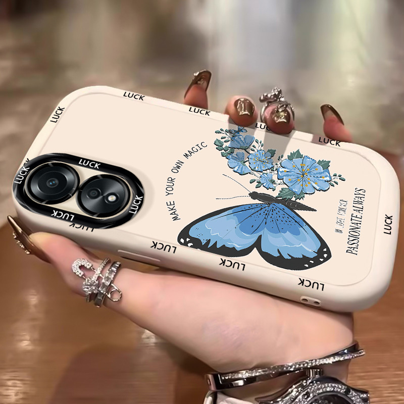 Ốp Lưng OPPO A58 4G A78 4G A58 5G A58X 5G A78 5G A1X 5G A2X 5G Ốp Case dễ thương Bướm Nhỏ