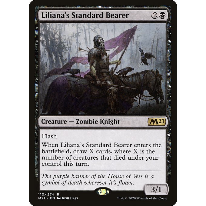 Magic: The Gathering - Core Set 2021 - Liliana's Standard Bearer (110)