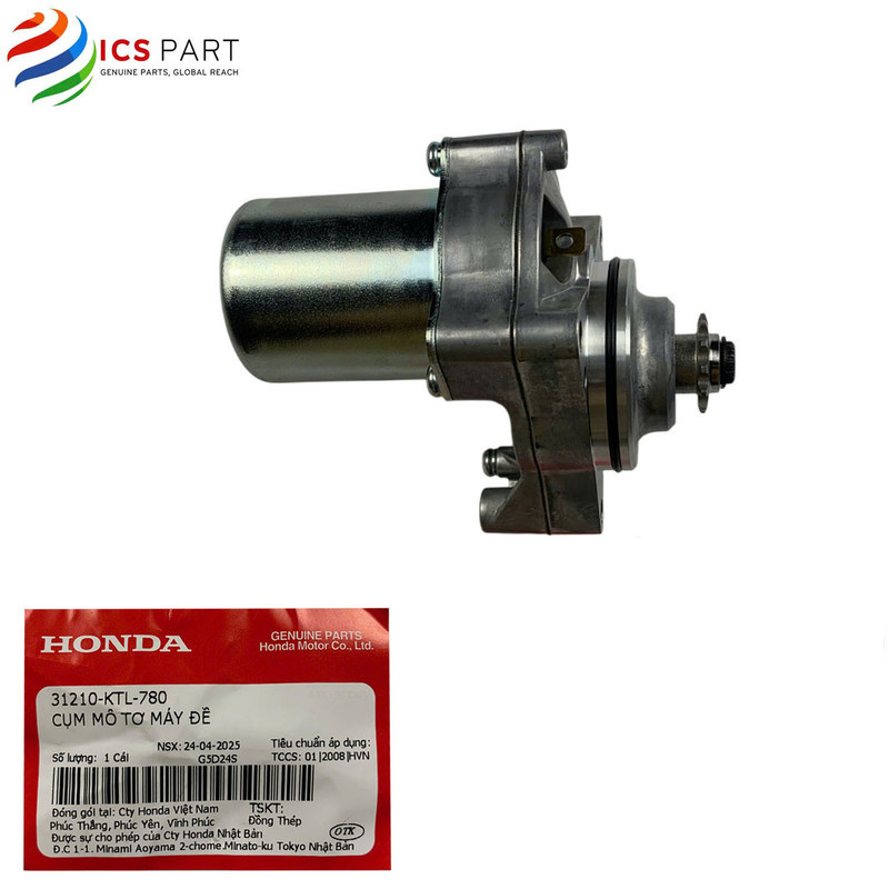 31210KTL780 |  Củ Đề, Mô Tơ Đề Khởi Động, Máy Đề      Wave Alpha Cũ, ZX Wave Rs, Ws 100, Dream 100, 