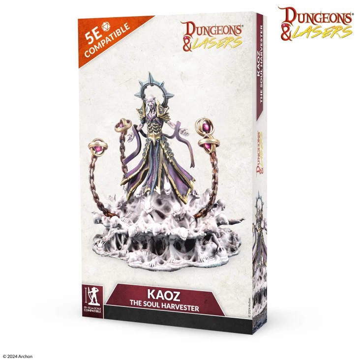 KAOZ: THE SOUL HARVESTER - DUNGEONS & LASERS - MINIATURE - ARCHON STUDIO - DNL0093