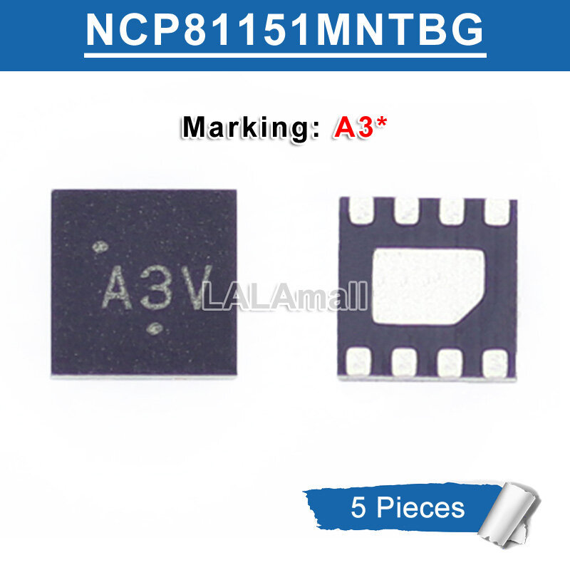 5 Chiếc NCP8111MNTBG DFN8 NCP81151 DFN-8 Đánh Dấu A36 A3D A3E A3F A3L A3N A3P A3V A3X SMD Đồng Bộ Bu
