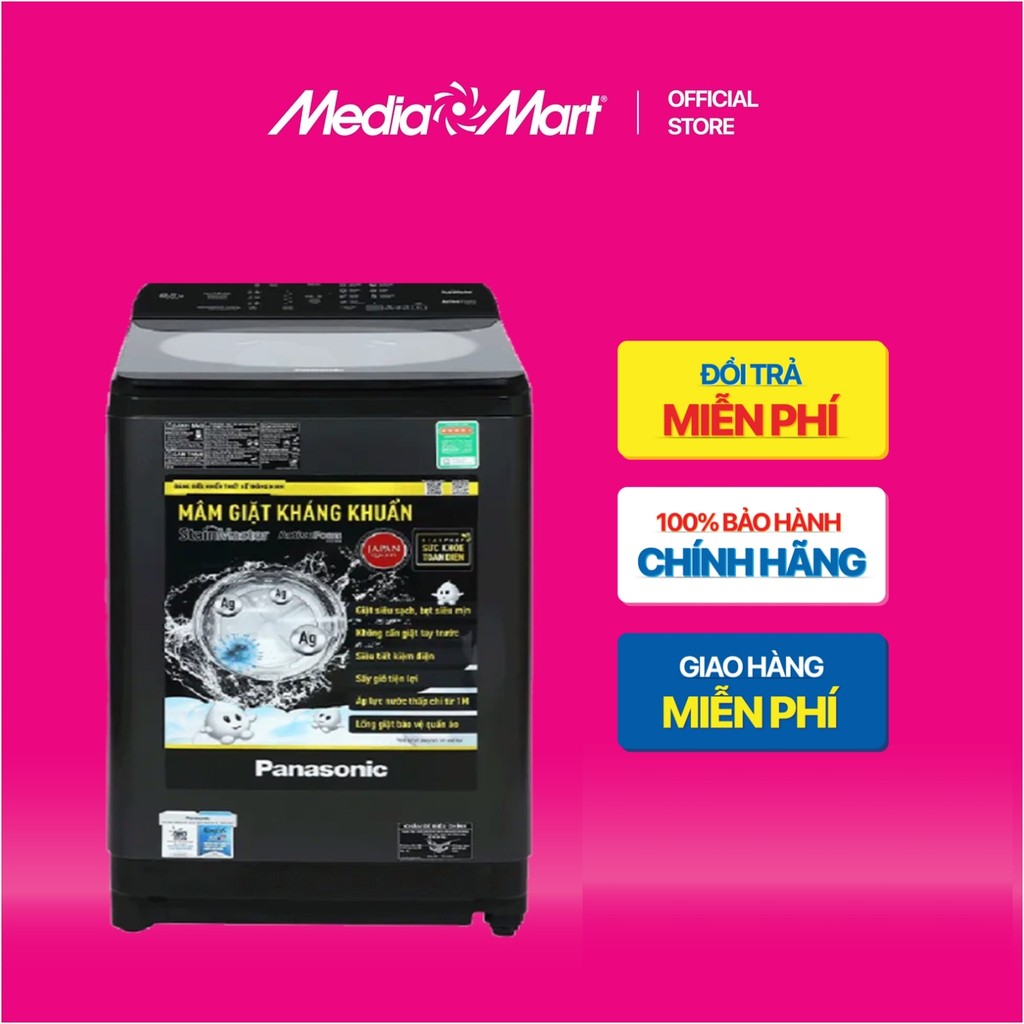 Máy giặt Panasonic 8.5Kg NA-F85A9BRV Bảo hành Chính hãng.