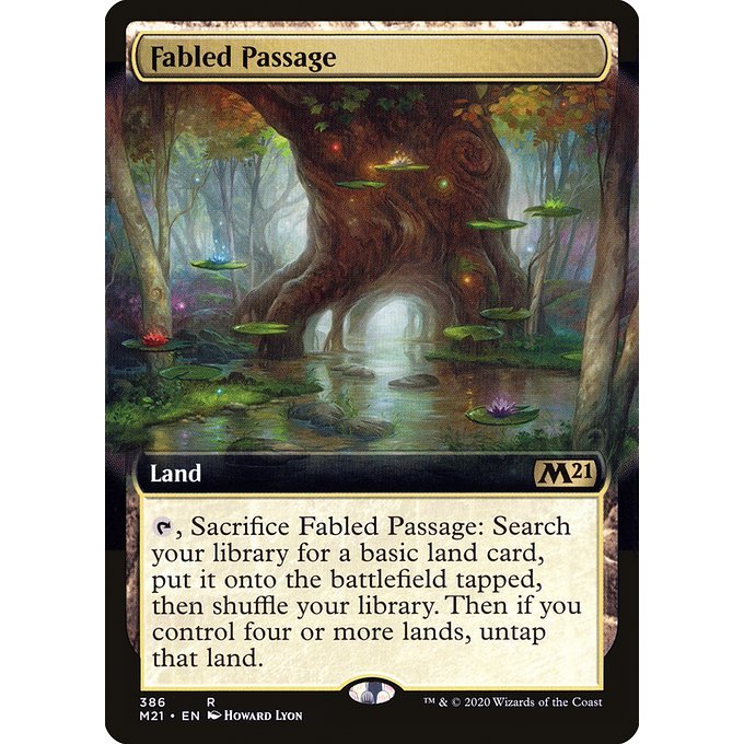 Magic: The Gathering - Core Set 2021 - Fabled Passage (386) Foil