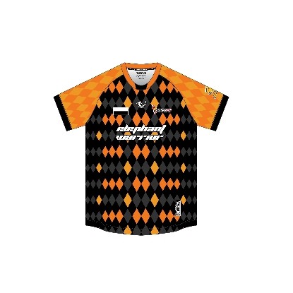 Sukma 2024 Rugby Pahang Home Người hâm mộ Áo thun cổ tròn Microfiber Jersey