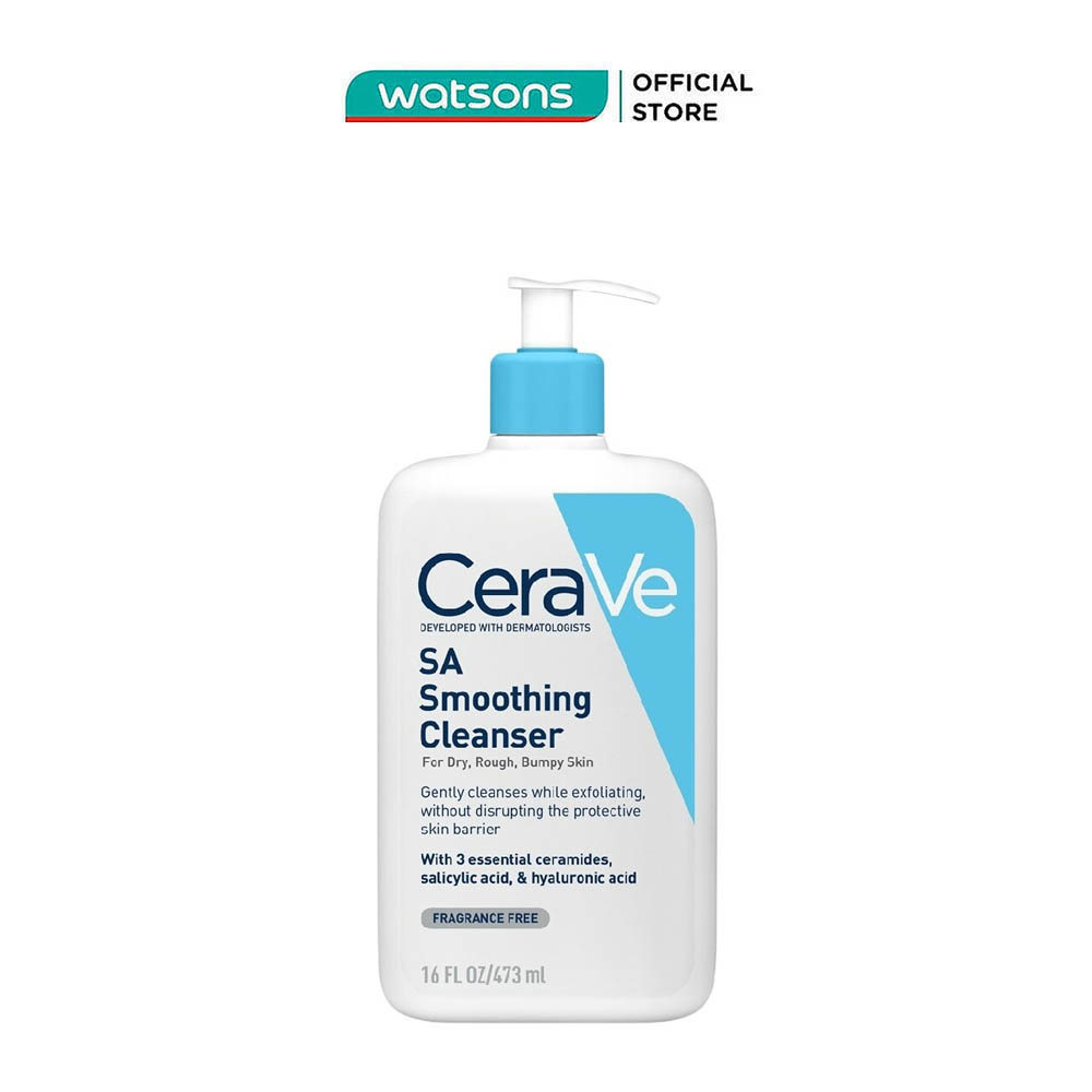 Sữa Rửa Mặt CeraVe SA Smoothing Cleanser Làm Sạch Dịu Nhẹ 473ml