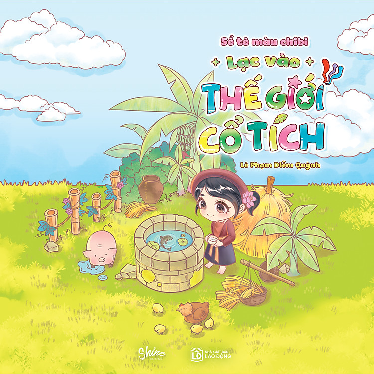 Sách Sổ Tô Màu Chibi Lạc Vào Thế Giới Cổ Tích