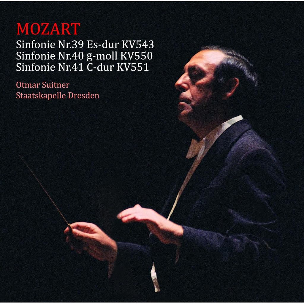 CD OTMAR SUITNER STAATSKAPELLE DRESDE  Mozart Symphonies No. 39 40 41 L KICC93734 KING 2023 Japan Ob