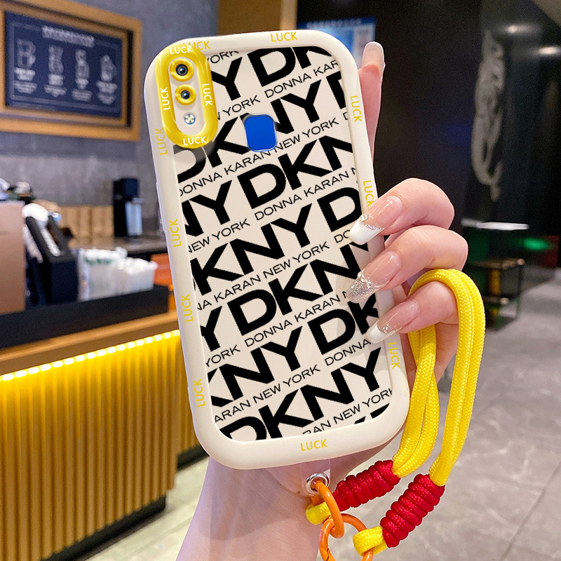 Ốp Lưng VIVO Y91 Y91i Y93 Y95 Y91C Y1S Y90 Case Hình ảnh chữ Với Lanyard