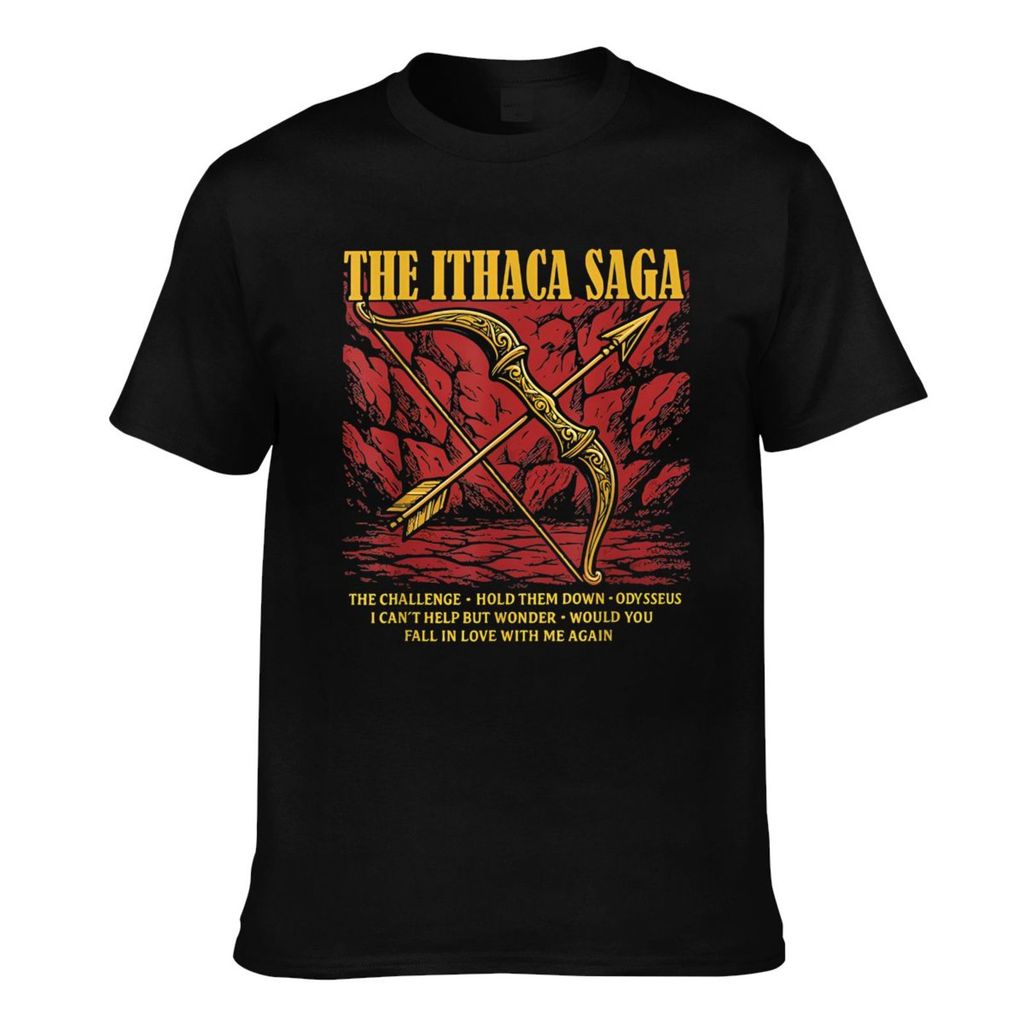 Áo thun thời trang mùa hè The Epic Ithaca Saga Áo thun Cotton nam