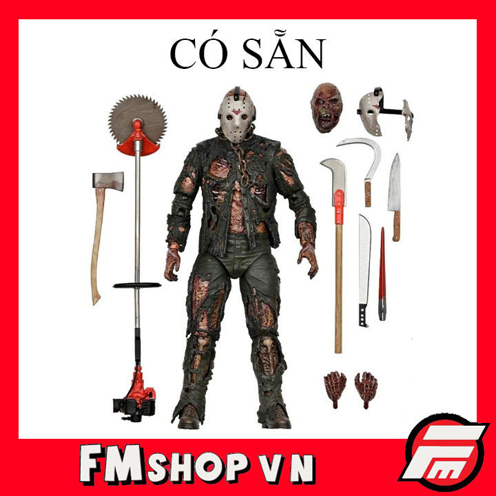 (2nd) Mô Hình Nhân Vật Neca Friday The 13Th Part 4 The New Blood Ultimate Jason