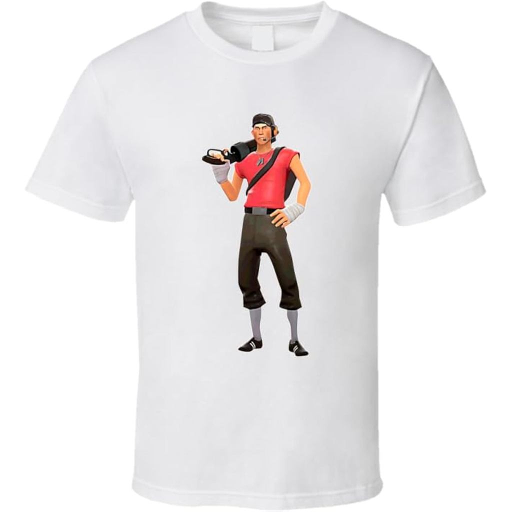 Áo thun cotton nam Team Fortress 2 Scout Revised Áo thun