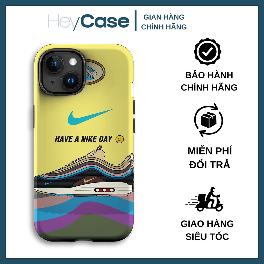 Ốp lưng iphone giày NIKE AIR MAX 97 1 cầu vồng have a nike day TPU cứng chống sốc bền bỉ