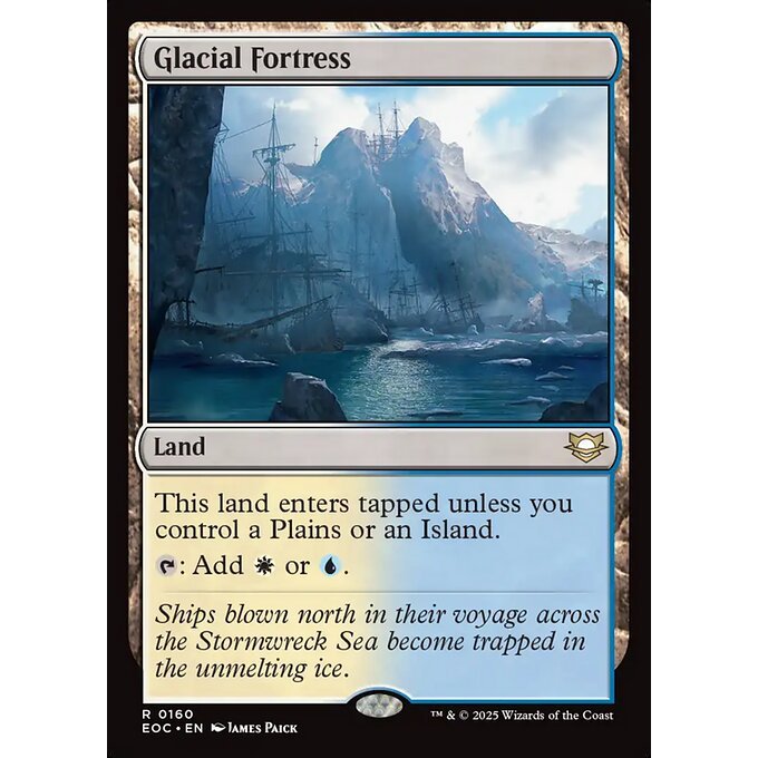 Magic: The Gathering - Edge of Eternities Commander - Glacial Fortress (160)