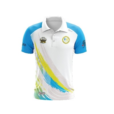 Áo thun màu trắng Penang Sukma Polo Tee Microfiber Jersey