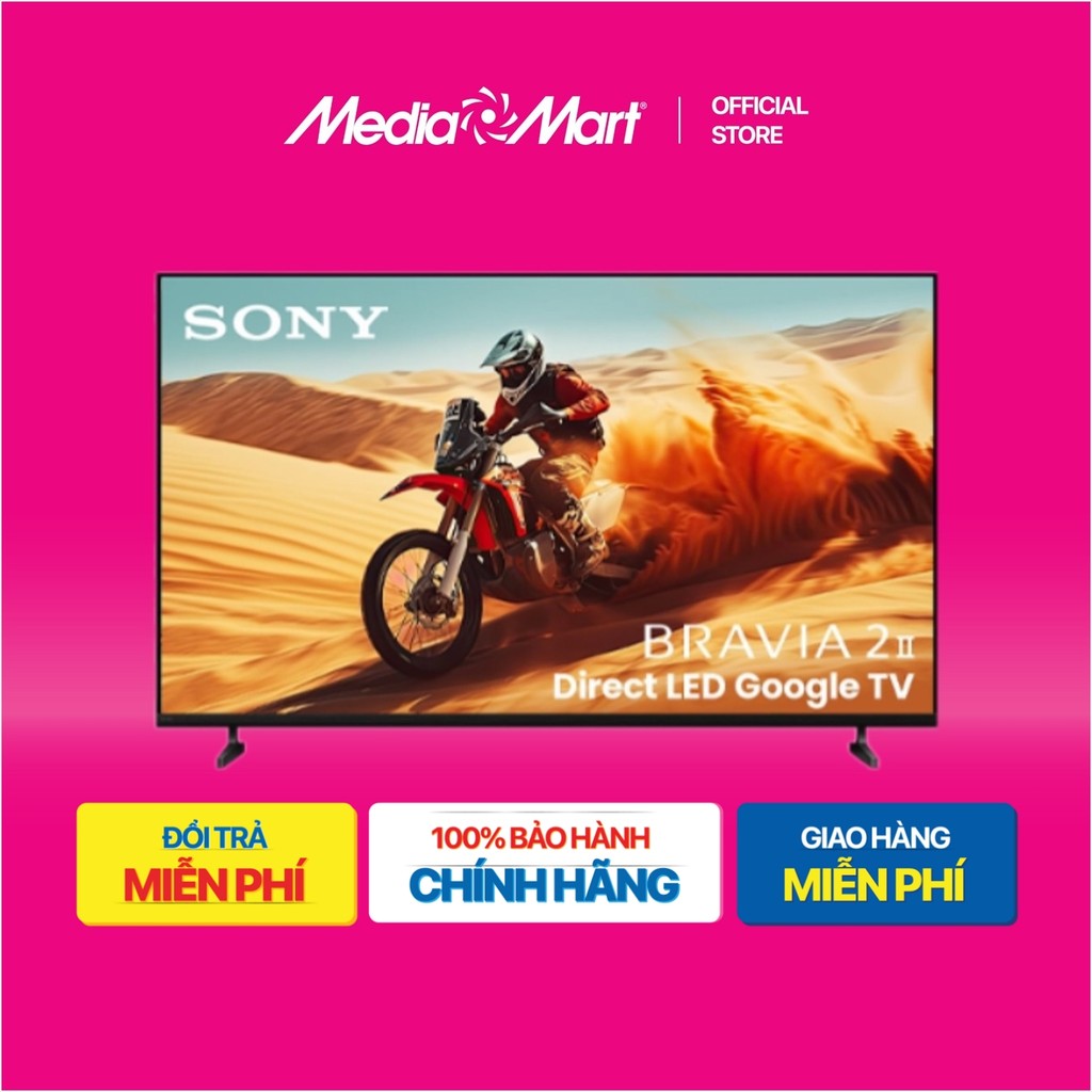 Google Tivi Sony BRAVIA 2 II LED Nền 4K 43 inch K-43S25VM2 Bảo hành Chính hãng.