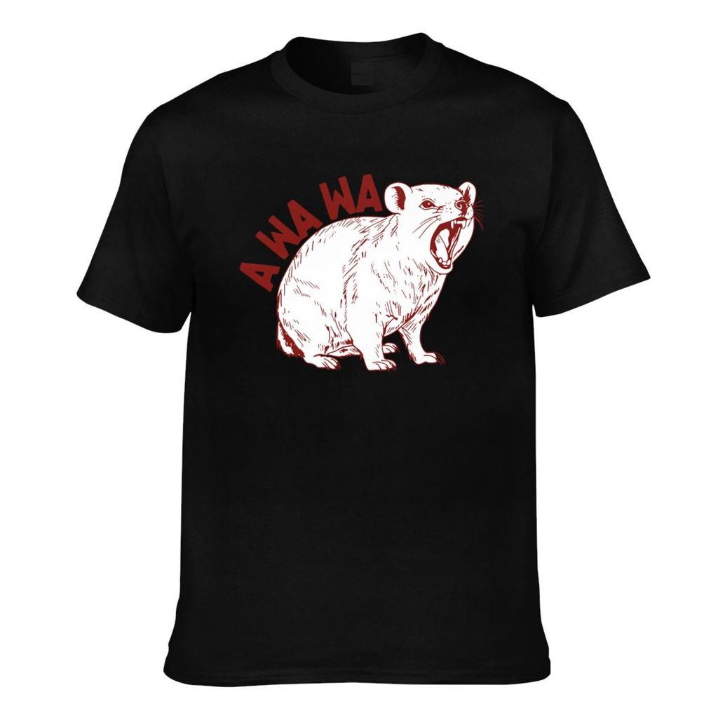 Thời Trang Mùa Hè Tee Rock Hyrax Lover Awawa Ngộ nghĩnh Groundhog Dassi Cotton Nam Áo