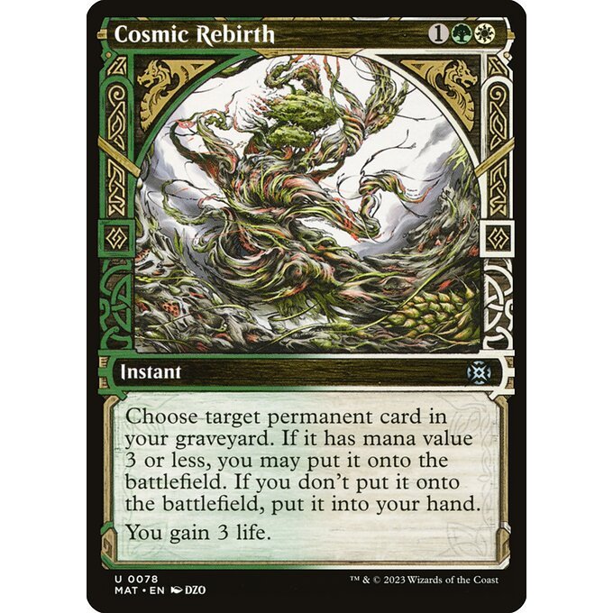 Magic: The Gathering - March of the Machine: The Aftermath - Cosmic Rebirth (78) Foil