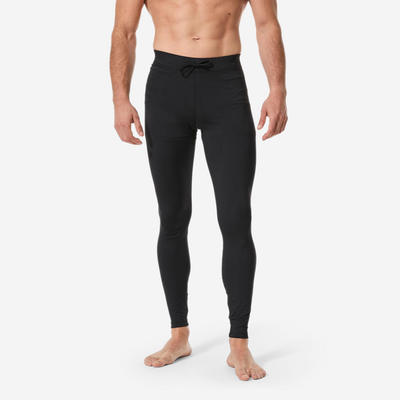 Quần legging lướt sóng nam chống tia UV DECATHLON 100 đen mã 8970354