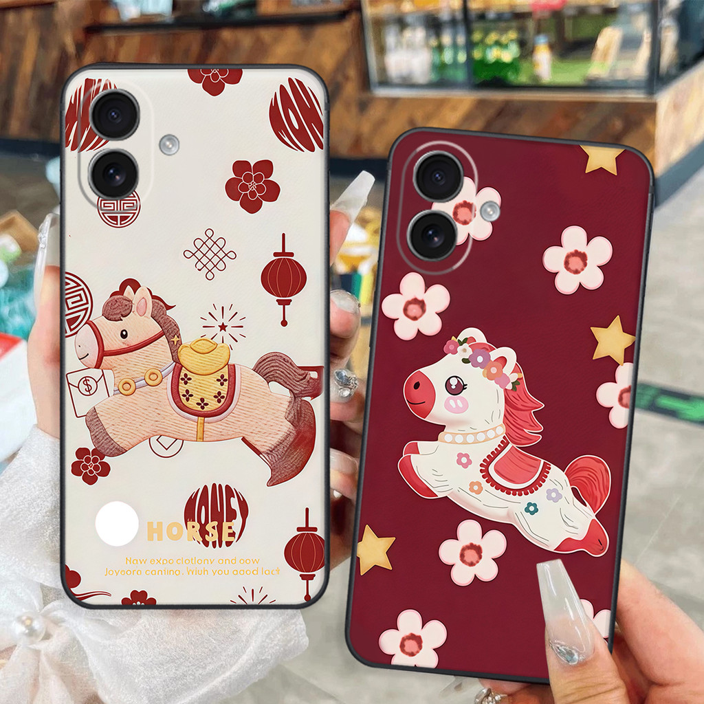 Ốp lưng Iphone 16 / Iphone 16 Pro / Iphone 16 Pro/ Iphone 16 Pro Max Ngựa Tết Lucky Horse may mắn,tà