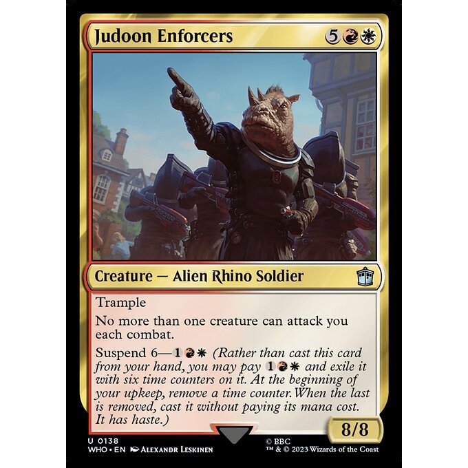 Magic: The Gathering - Doctor Who - Judoon Enforcers (138)