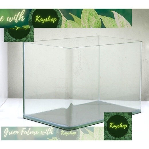 (QA)( chỉ giao hỏa tốc ) Bể cá mini HỒ THỦY SINH ĐÚC CONG 2 CẠNH (30x17x20) THỂ TÍCH 10L - Hoàn tiền