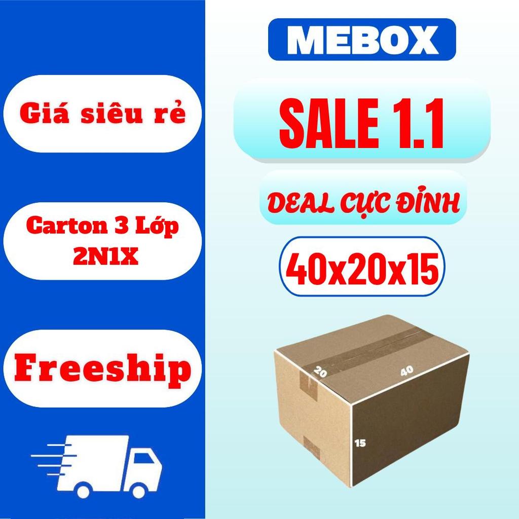 40x20x15 hộp carton gói hàng bộ 100