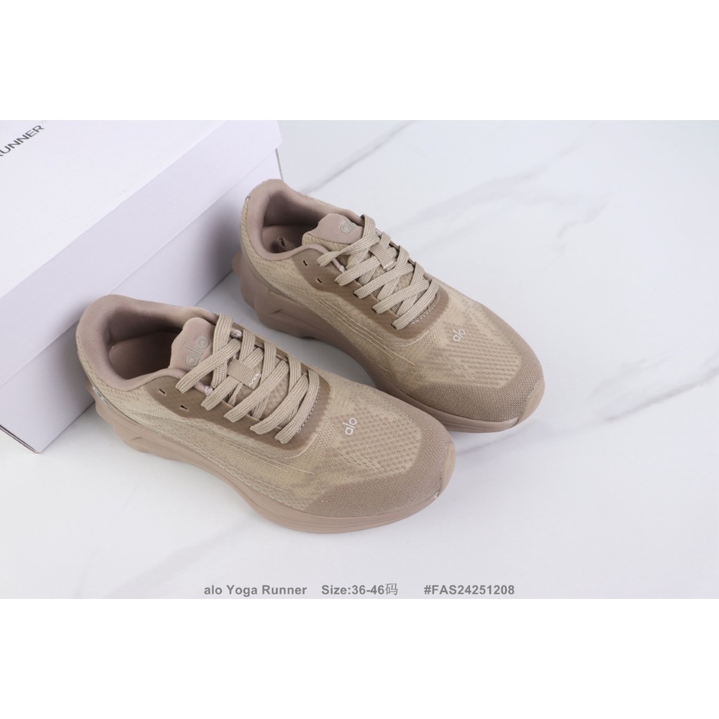 Giày chạy bộ Yoga Runner cổ thấp, da bò, size 36-46