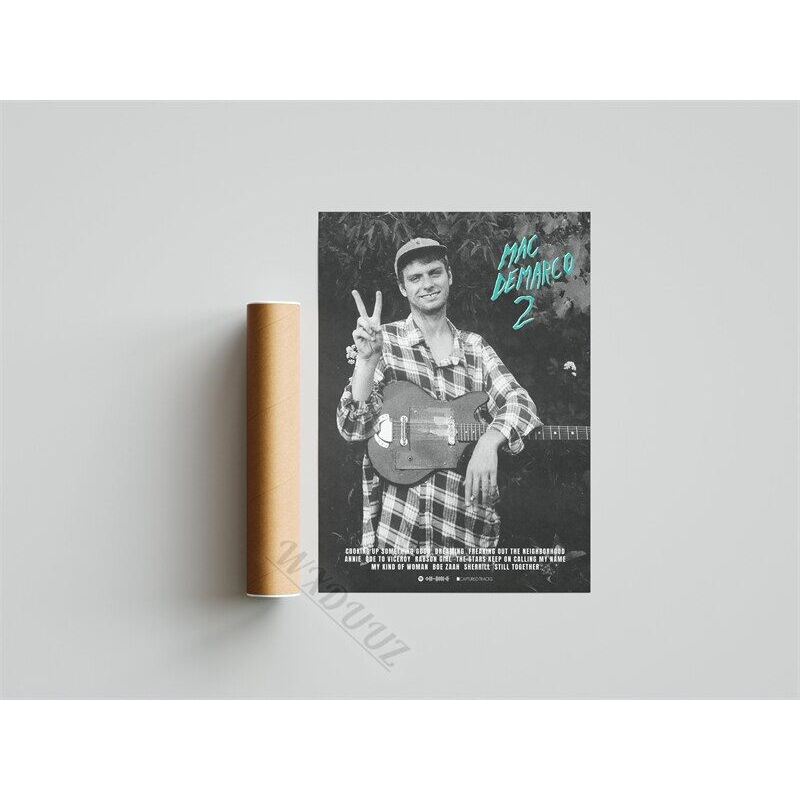 Mac Demarco Này Chú Chó Cũ Áp Phích Hip Hop Cho Phòng Khách Tranh Canvas Nghệ Thuật Trang Trí Tường 