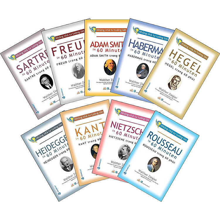 Combo 9 Cuốn : Nhà Tư Tưởng Lớn Trong 60 Phút