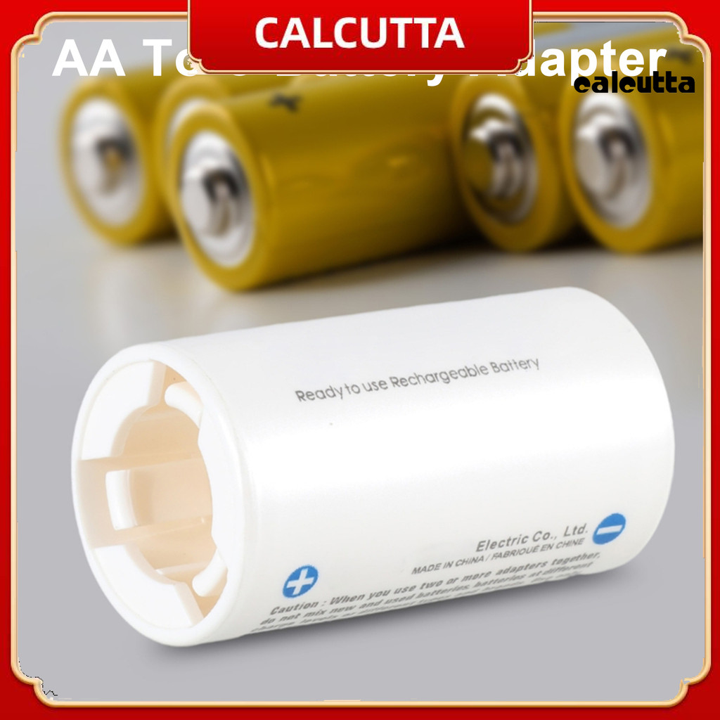 [cal] Vỏ chuyển đổi LR6 AA sang LR14 C LR6 sang LR14 Giá đỡ chuyển đổi tế bào Vỏ chuyển đổi miếng đệ