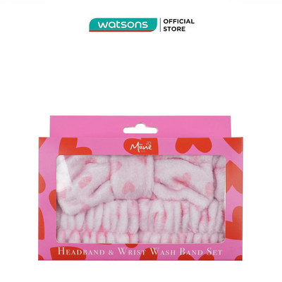 Băng Đô & Băng Cổ Tay Miine Headband & Wrist Wash Band