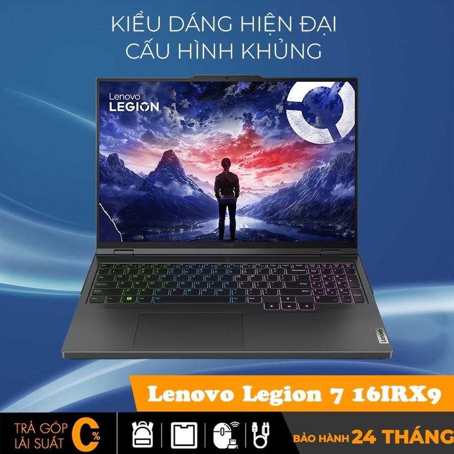 Lenovo Legion 7 16IRX9 Core i9-14900HX, 32 GB, SSD 1TB, RTX 4070 8GB, 16 inch 3.2K, New 100%