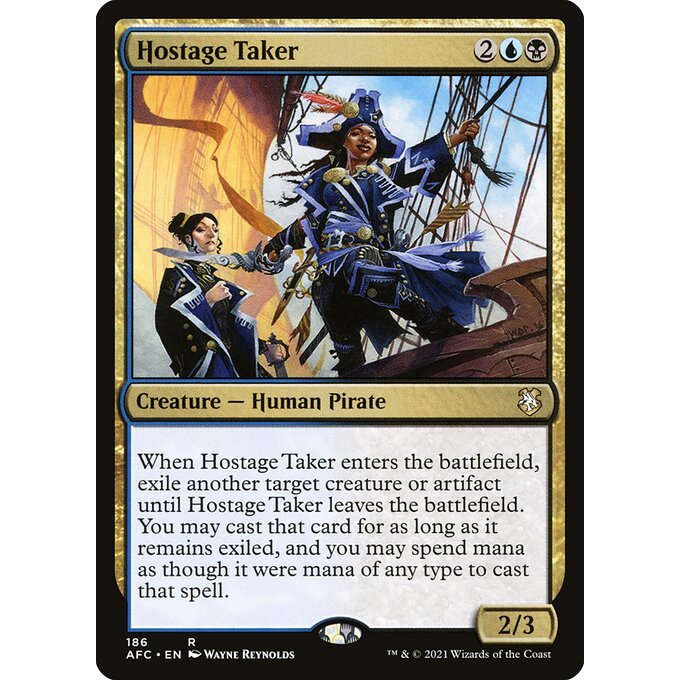 Magic: The Gathering - Forgotten Realms Commander - Hostage Taker (186)