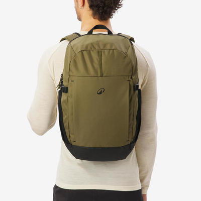 Balo dã ngoại 27 L phiên bản 2026 DECATHLON NH Arpenaz 100 đen/xanh lá mã 8999004