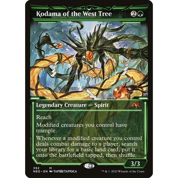 Magic: The Gathering - Kamigawa: Neon Dynasty - Kodama of the West Tree (392)