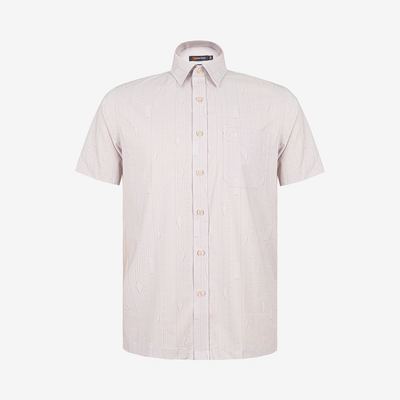 Áo sơ mi nam KHATOCO Tailor Fit ngắn tay A1MN498T2-CNIN756-2704-N
