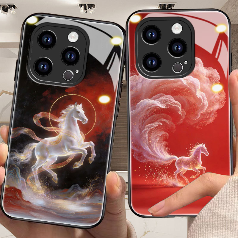 Vỏ ngựa cho iphone 14,15,16 / e, 17,6 / s / plus, 7 / 8, se / 2, x / xs / xr / max, 11 / pro / max, 