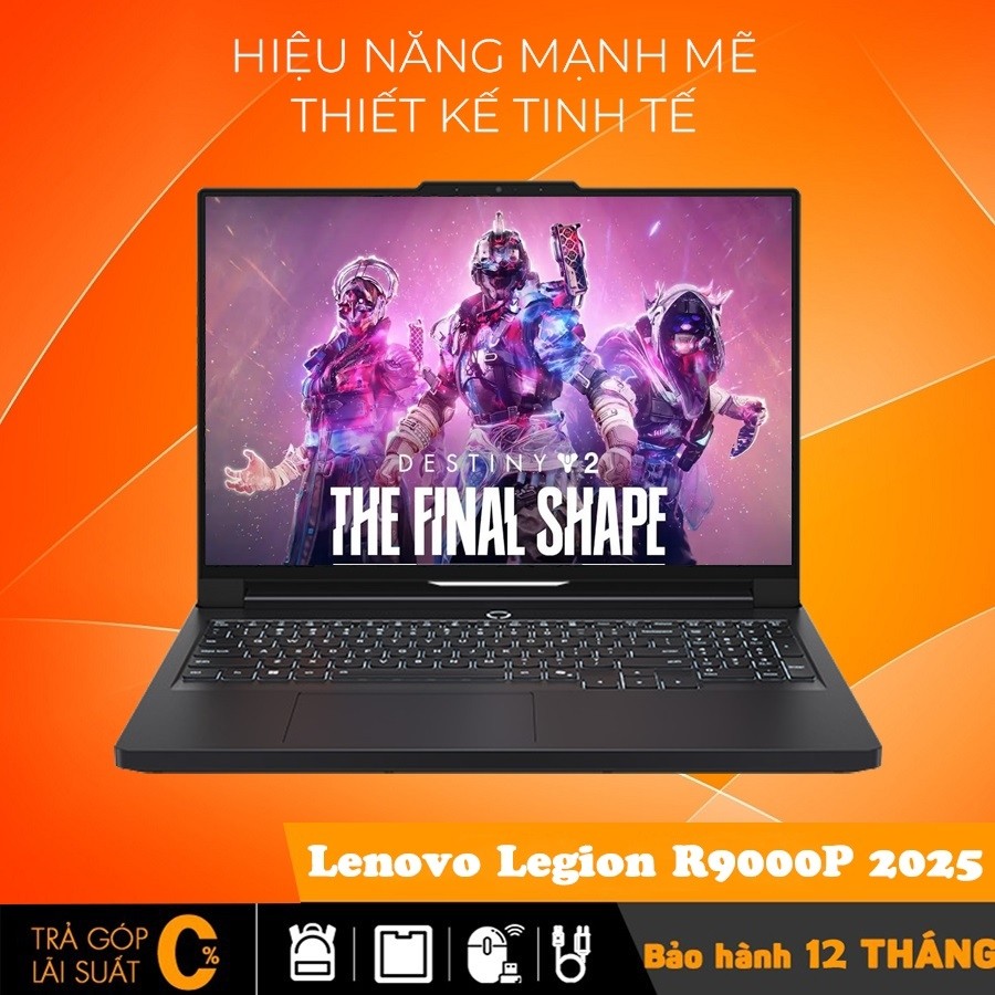 Lenovo Legion R9000P 2025 AMD Ryzen 9 8945HX, 32 GB, SSD 1TB, RTX 5060 8GB, 16 inch WQXGA, New 100%
