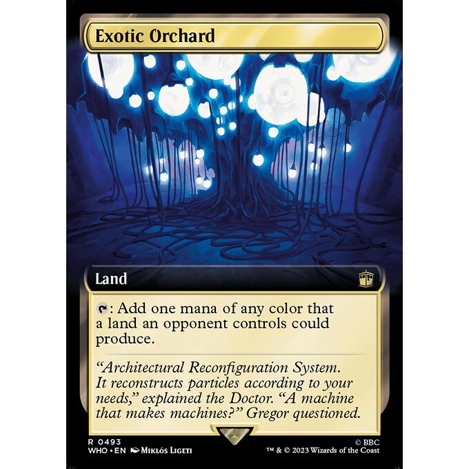 Magic: The Gathering - Doctor Who - Exotic Orchard (493)