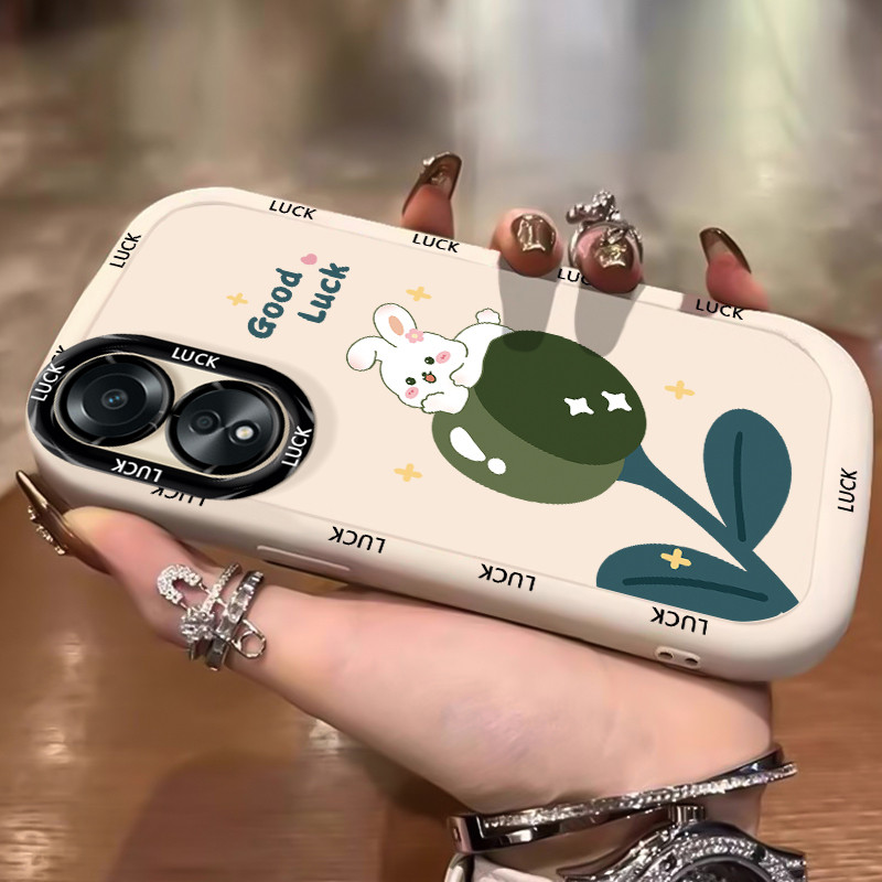 Ốp Lưng OPPO A58 4G A78 4G A58 5G A58X 5G A78 5G A1X 5G A2X 5G Ốp Case Vỏ mềm Thỏ Hoạt hình