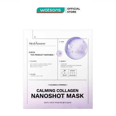 Mặt Nạ Thạch Medianswer Calming Collagen Nanoshot Mask 37g x 5pcs