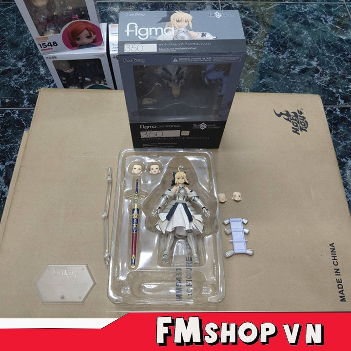 (Ố Váy Sau, Kèm Bonus) Mô Hình Nhân Vật Figma 350 Saber Altaria Pendragon [Lily]