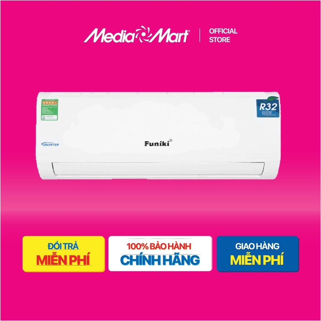 Điều hòa Funiki 1 chiều Inverter 9.000Btu/1HP HIC 09TMU Bảo hành Chính hãng.
